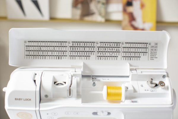 Baby Lock Brilliant - stitch chart - The Sewing Machine Shop - Bay Area - Walnut creek
