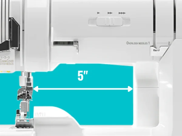 Baby Lock Triumph Throat Space - The Sewing Machine Shop - Bay Area - Walnut Creek