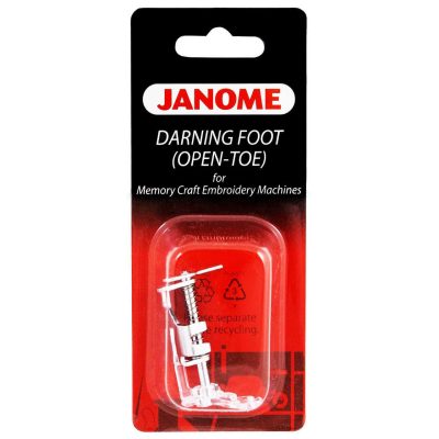 Janome Open-Toe Darning Foot “P-2”, High Shank