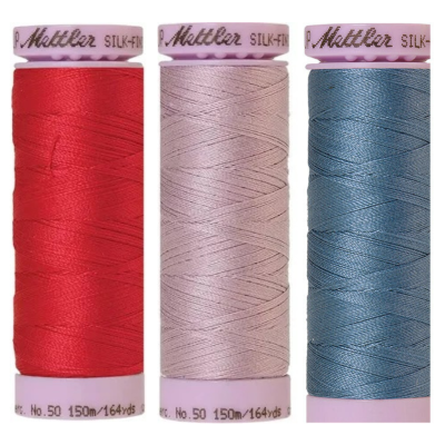 Mettler Thread silk-finished cotton 50 weight - quilting thread - The Sewing Machine Shop - Bay Area - Walnut Creek
