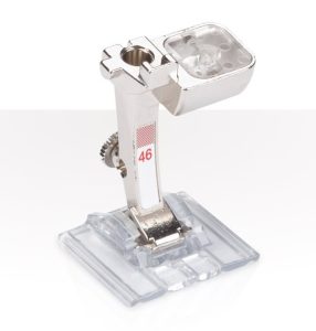 Bernina #46C Pintuck and Decorative-Stitch Foot with Clear Sole