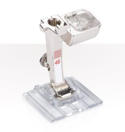 Bernina #46C Pintuck and Decorative-Stitch Foot with Clear Sole
