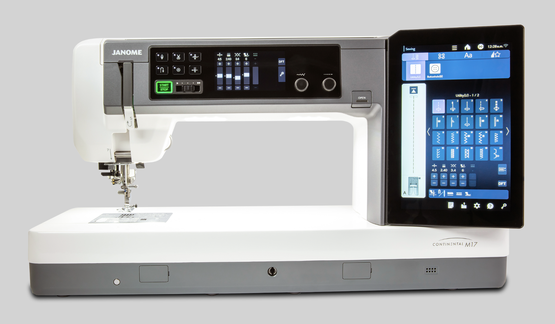 Janome Continental M17 throat space 13.5 inches - The Sewing Machine Shop - Bay Area - Walnut Creek