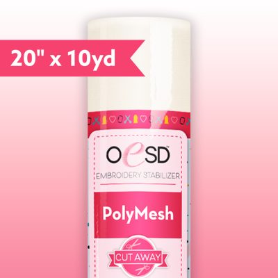 OESD CutAway PolyMesh 20" White