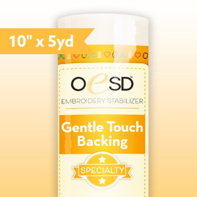 OESD Gentle Touch Backing 10" x 5yd, White