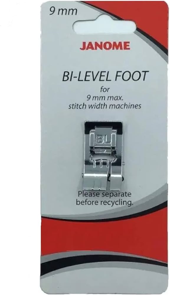 Janome Bi Level Foot 9mm