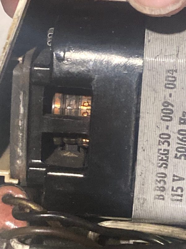 Worn out sewing machine motor