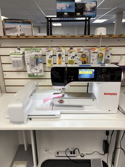 Pre-owned Bernina 590 sewing and embroidery machine full product shot